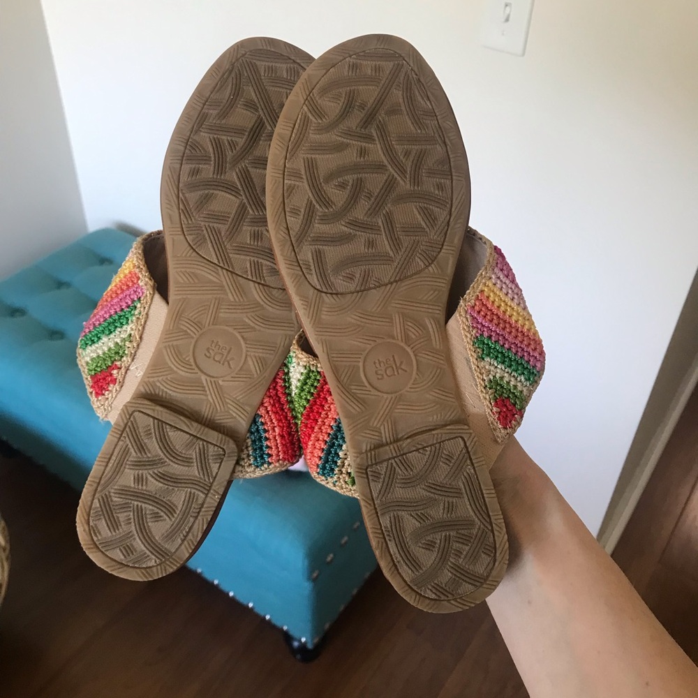 The Sak Crochet Shana Thong Sandals, Sz 9.5 - Picture 10 of 12